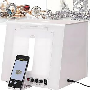 مربع ضوء استوديو الصور ، و dimmable اطلاق النار ، خيمة اطلاق النار ، ناعمة ، الكهربائية 360 جولت ، جولت جولت ، فضي مجوهرات ، مجموعة مصابيح مصباح مصابيح للمجوهرات ، عناصر صغيرة ، سطوع قابلة للتعديل ، 20 سم ، 20 سم