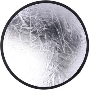 Vaguelly Portable Photo Reflector Collapsible Light Diffuser for Photography for Outdoor Portraits and Product Advertising Easy to Fold and Store