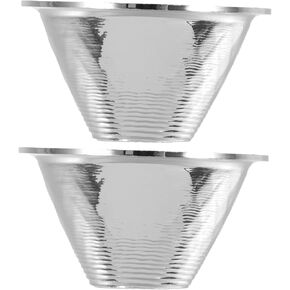 DOITOOL 2Pcs Flashlight Reflector Cups High Efficiency LED Accessory for Extended Distance Illumination Ring Replacement for Outdoor Camping and Emergency Use