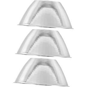 STOBOK 3pcs Flashlight Reflector Cup Aluminum Light Diffuser Panels for Spotlight Replacement Enhanced Illumination for Camping Outdoor Activities Comfortable Efficient Lighting