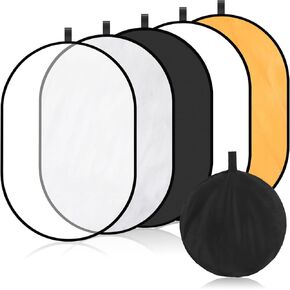 1 Set Portable Collapsible Photography Reflector Light Diffuser Panel for Outdoor Use Easy Setup Compact Design Versatile Lighting Control Equipment