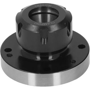 Yosoo Collet Chuck For Lathe, Lathe Collet Chuck Adaptor Carbon Steel 80mm Diameter Accessory Metal For CNC Milling Machine ER32