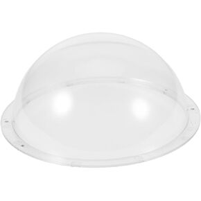HOMSFOU Weatherproof Outdoor Cover Clear Acrylic Dome Protector for Security Design Durable and Reliable Shield for Residential and Commercial Use