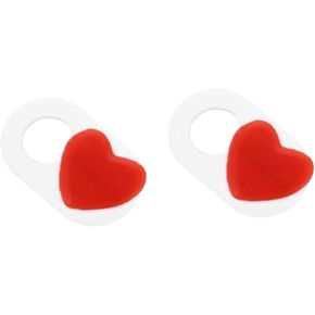 NUOBESTY 2 PCS Shaped Webcam Cover Slide Privacy Blocker for Laptop Computer and Tablet Easy to Use Privacy Shutter for Safe Video Calls