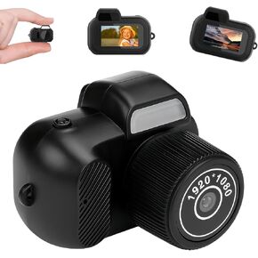 Zoomu Mini Camera Keychain ، سلسلة مفاتيح الكاميرا الرقمية الرقمية 1080p مع شاشة عالية الدقة ، مناسبة لالتقاط الصور/الفيديو (16g)