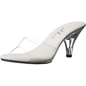 Ellie Shoes Women's Vanity Stage Heels - Peep-Toe 3 Inch Mule