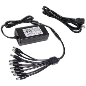 محول الطاقة 5AMP Premium مع 8 طرق الخائن لكاميرات Lorex
