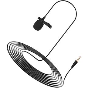 Happyyami Clip Microphone for Pocket Condenser Mic Professional Sound Capture for Streaming Interviews and Vlogging Durable and Design