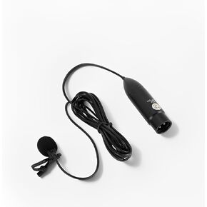 Professional 48V Phantom Power Cardioid Lavalier Microphone with Noise Reduction - XLR Lapel Mic for Recording Interviews, Podcasts, Camcorders & Audio Recorders