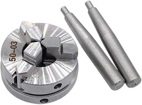 K01-50 Lathe Chuck Three Jaw M14*1 Connecting Rod for K01-50/63/80, 03-50/63 Self-Centering Mini DIY Metal Wood Lathe Tools Chuck(K01-63) in Saudi Arabia