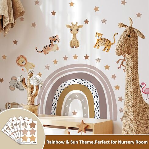 ألوان مائية كبيرة بوهو ابتسامة جدار الشمس شارات قشرة وعصا ، ملصقات جدار شروق الشمس PVC ، صفراء أشعة الشمس الجدار الفنية للطفل غرفة غرفة نوم غرفة نوم in Kuwait