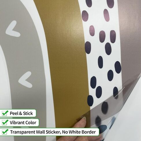 ألوان مائية كبيرة بوهو ابتسامة جدار الشمس شارات قشرة وعصا ، ملصقات جدار شروق الشمس PVC ، صفراء أشعة الشمس الجدار الفنية للطفل غرفة غرفة نوم غرفة نوم in Kuwait