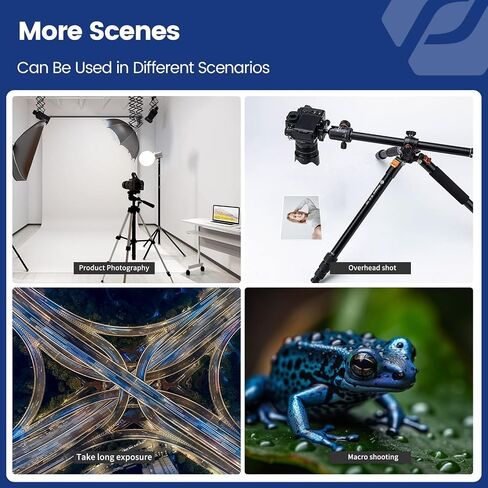 Fotopro 75 Inch Horizontal Camera Tripod Aluminum 360 Degree Ball Head Quick Release Plate DSLR Tripod for Travel Camera Video Camcorder in Saudi Arabia
