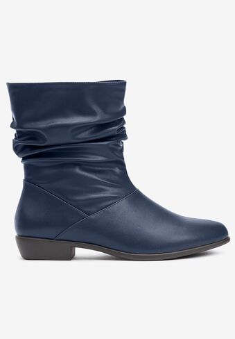 Comfortview Women's Plus Size Madison Bootie in Saudi Arabia
