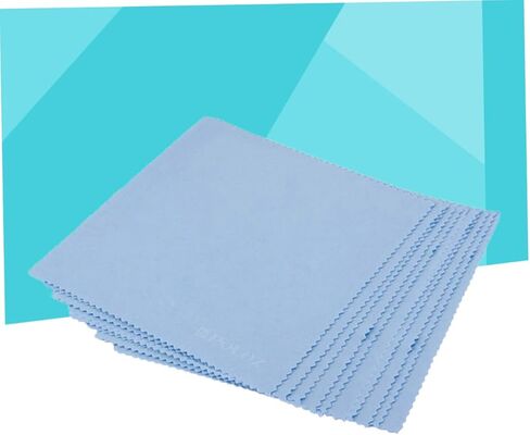 نظارات الألياف الدقيقة تنظيف قطعة قماش 80pcs العدسة الزرقاء شاشة مجوهر in Kuwait