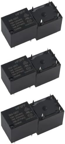 10pcs High Power Relay HF3FF HF3FF/005-1ZST 012-1ZST 024-1ZST 5Pin 5V 12V 24V DC Relays JQC-3FF/005-1ZST 012-1ZST 024-1ZST 5 Pin(5V) in Saudi Arabia
