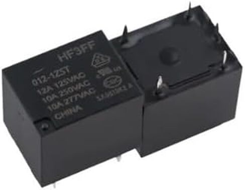 10pcs High Power Relay HF3FF HF3FF/005-1ZST 012-1ZST 024-1ZST 5Pin 5V 12V 24V DC Relays JQC-3FF/005-1ZST 012-1ZST 024-1ZST 5 Pin(5V) in Saudi Arabia