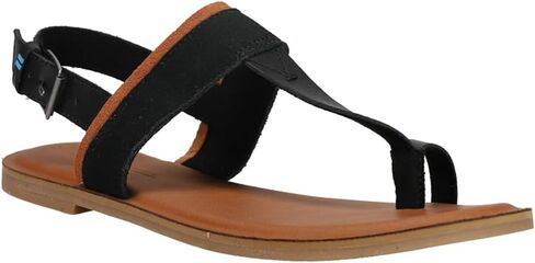 TOMS Womens Bree Sling Back Casual Sandals Casual - Black in Kuwait