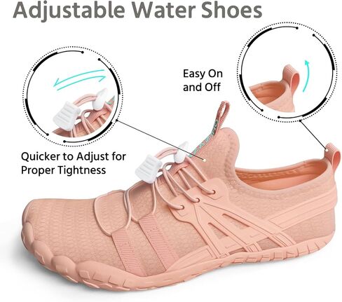 Water Shoes Women Quick-Dry Aqua Sock Barefoot for Beach Swim River Lake Pool Surfing Kayaking in Kuwait