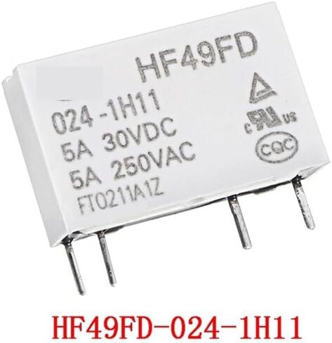 20pcs/lot HF49FD-005-1H11 HF49FD-012-1H11 HF49FD-024-1H11 Relay HF49FD 5VDC 12VDC 24VDC 4PIN 5A Power Relays(HF49FD-005-1H11) in Saudi Arabia