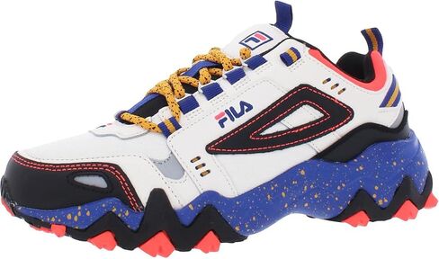 Fila Women's Oakmont Leather Chunky Athletic Hiking Trail Sneaker White Size 11 in Saudi Arabia