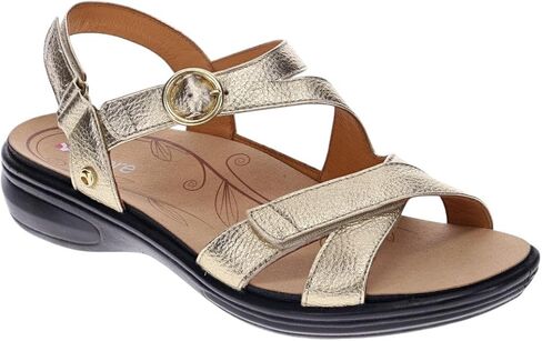 RESTERE NAGOY Women’s Sandals-الجلود المتميزة ، دعم القوس ، ملاءمة وتوسيد محسّن من 3 خطوط قابلة للتعديل-امتصاص الصدمات ، واضحة للملابس اليومية للارتداء اليومي in Kuwait