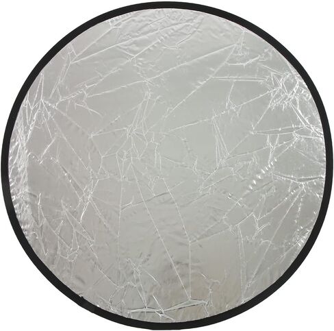 Mini Round Light Reflector Silver Gold 2 in 1 عاكس ، ملء الضوء الناعم للتصوير الفوتوغرافي المحمول لوحة الضوء ، للإضاءة الحية ، التصوير الفوتوغرافي ، مع حقيبة تخزين (30 سم) in Kuwait