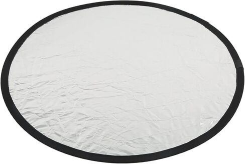 Mini Round Light Reflector Silver Gold 2 in 1 عاكس ، ملء الضوء الناعم للتصوير الفوتوغرافي المحمول لوحة الضوء ، للإضاءة الحية ، التصوير الفوتوغرافي ، مع حقيبة تخزين (30 سم) in Kuwait