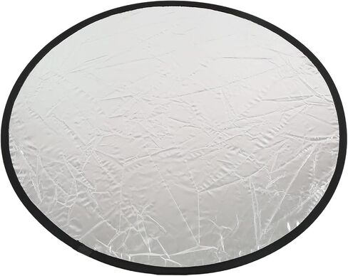 Mini Round Light Reflector Silver Gold 2 in 1 عاكس ، ملء الضوء الناعم للتصوير الفوتوغرافي المحمول لوحة الضوء ، للإضاءة الحية ، التصوير الفوتوغرافي ، مع حقيبة تخزين (30 سم) in Kuwait