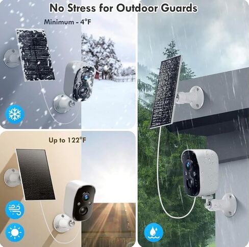 VicoHome Security Camera Wireless Outdoor with Solar Panel – 2K Battery-Powered WiFi Camera, AI Motion Detection, Spotlight & Alarm, Color Night Vision, 2-Way Talk, Cloud & SD Storage | White (White) in Kuwait