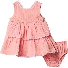 Janie and Jack Baby Girls' Textured Tiered Dress (Infant)