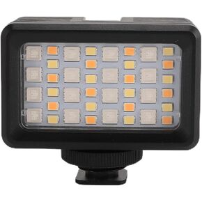 LED Video Light, 40m Water Proof Camera Light for Pictures Video Recording with 2000mAh Battery, 2700K to 5600K Portable RGB Video Light for Live Streaming Photography