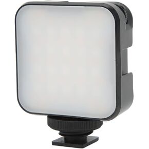 RGB Video Light, LED Camera Light 360° Full Color Photography Lighting, 2500-9000K Dimmable Panel Lamp with 3 Cold Shoe Mounts for Vlog Shooting, Portrait Photography
