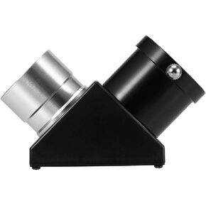 Prism Astronomical Telescope Eyepiece 45/90 Degree Lens 1.25IN Mirror for Refractor Cassegrain Telescope