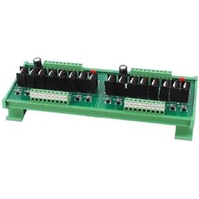 DC 24V 16 Ch-an-n-el Relay Module Transistor PLC Power Output Amplifier Board