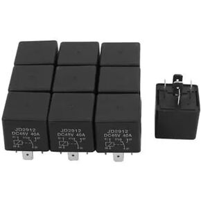 JD2912 DC 48V Coil 40a 5 Pins SPDT SPDT Car Security Power Relay 10pcs