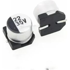 100PCS 35V22UF SMD Aluminum electrolytic Capacitor 22UF 35V 6.3 * 5.5mm