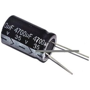 100uf 150uf 220uf 330uf 1000uf 2200uf 3300uf 4700uf 450V 400V 250V 160V 100V 63V 50V 35V ALUMINUM ELUMINIM CAPACITOR 18 * 35MM (3300UF 63V)