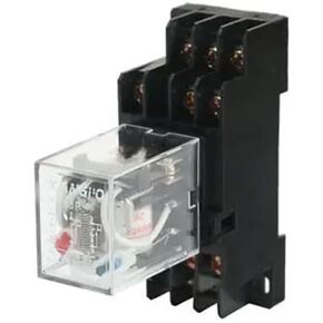 HH53P 220/240VAC Coil Volt Purpose Power Relay w PYF11A Socket