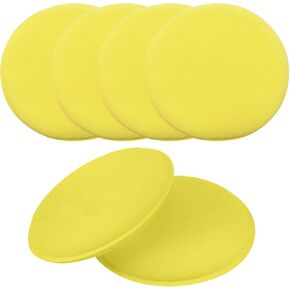 Car Wax Applicator Pads, Soft Auto Sponge Fine Polishing Pad, 3.93 Inch Round Sedan Buffing Pad, Car Cleaning & Detailing Tool for Applying Dressings, Polishes, Waxes (6PCS)