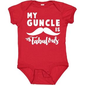inktastic My Guncle Is Fabulous Baby Bodysuit