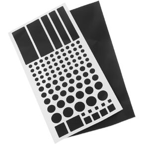 Led Blackout Sticker Sheets Light Cover Stickers for Electronics Light Dimming Tape Blackout Tape Router Shading