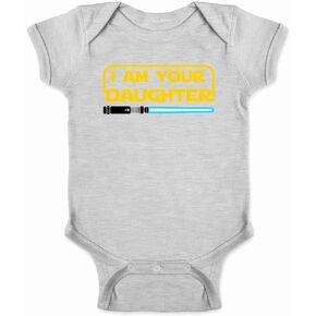 Pop Threads I Am Your Daughter Funny Family Infant Baby Boy Girl Bodysuit