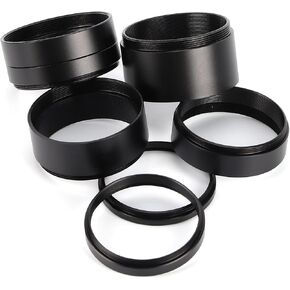 Lens Adapter Extension Tube Astronomical Telescope Accessory Aluminum Alloy Various Sizes Suitable for Different