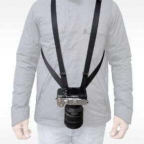 Silence Corner pi Strap Sport | Universal Convertible Padded Camera Carrying Strap with Manta Quick-Release Plate System
