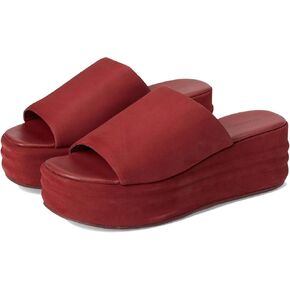 Women's Harbor Platform Flat Sandal, Cherry Cola, 8.5