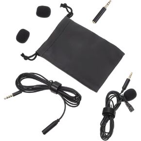 dechous clip-on apel mic noise إلغاء ميكروفون الهاتف السلك