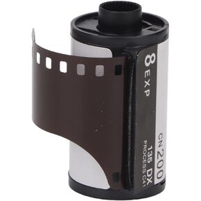 8 Sheets Camera Color Film 35mm ISO200 High Definition Wide Exposure High Contrast 135 Color Film for Photography