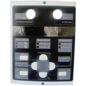 Zephis for Mutoh RJ900X button panel film for Mutoh photo machine control panel film printer parts