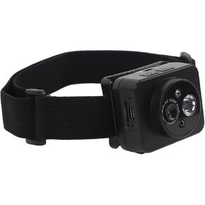 Head Mounted Video Head Mounted Action Camera 2MP 1080P 45 Degree Adjustable Intelligent Sensing LED Headlamp Head Mounted Wearable Body Video Camera
